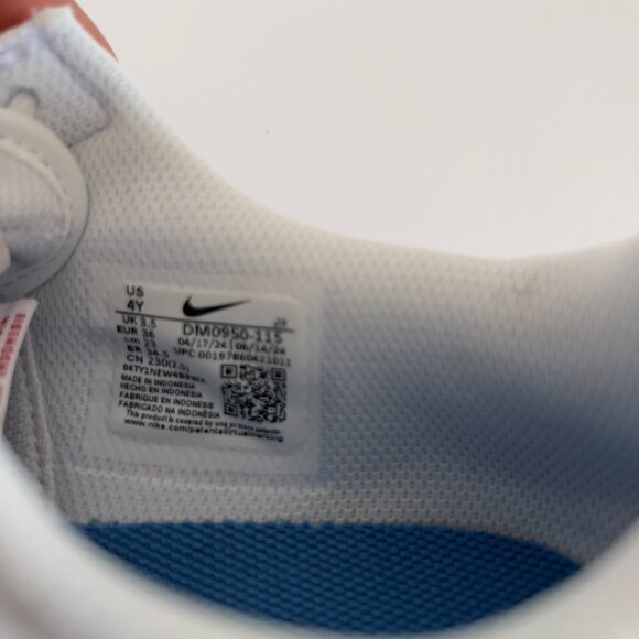 Nike Cortez GS White/Varsity Blue/Varsity Red US 4Y DM0950-115 - Picture 10 of 10